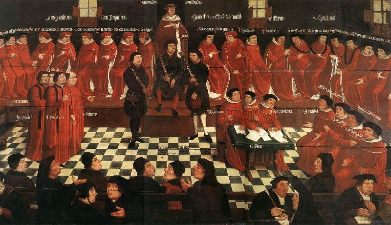 GOSSAERT, Jan (Mabuse) The High Council sdg